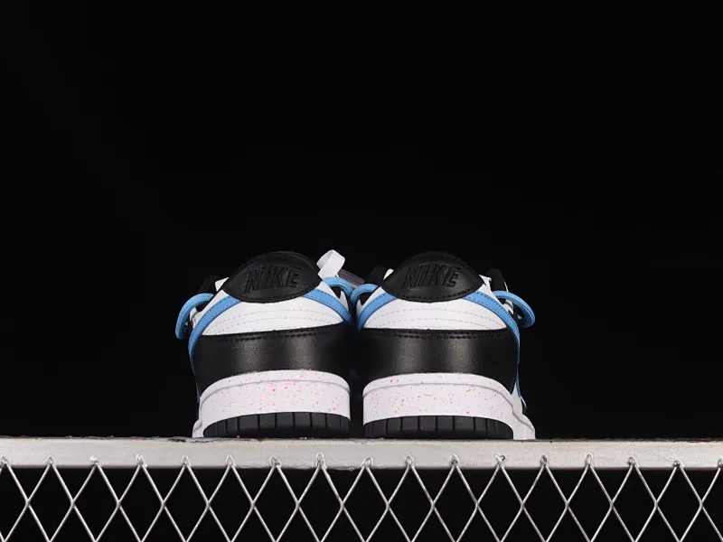 All Categories Nk SB Dunk Series Nk SB Dunk Low Low-top Sneakers Nk Dunk Low "Multi Color" Vibrant Three Hooks Sea Salt Blue Customized Deconstructed Strap Casual Sneakers FD4623-131